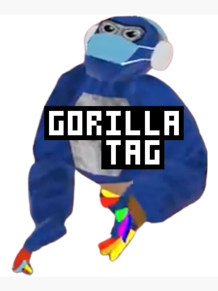 Gorilla tag gorillas pfp maker  Poster for Sale by DecalicoDesign