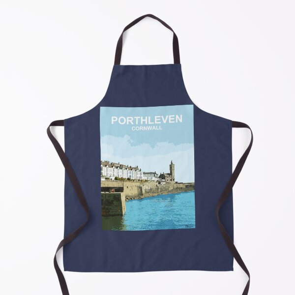 Item preview, Porthleven Cornwall. Cornish gift. Travel poster designed and sold by BarbaraGlebska.