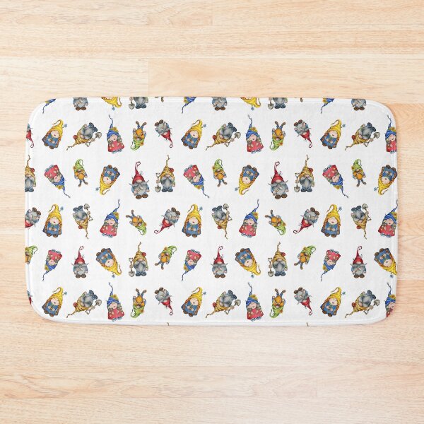 Item preview, Garden gnomes pattern for gardening lover gift funny designed and sold by Top-Bot.