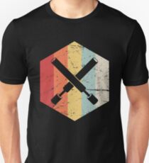 Retro Vintage LARPing Swords Unisex T-Shirt