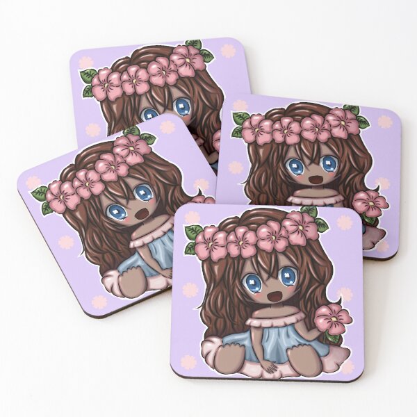 Item preview, Flower Girl in Spring, kawaii designed and sold by ByJezie.