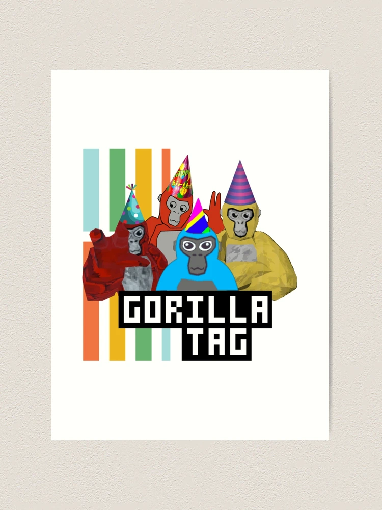 Gorilla tag gorillas pfp maker  Poster for Sale by DecalicoDesign