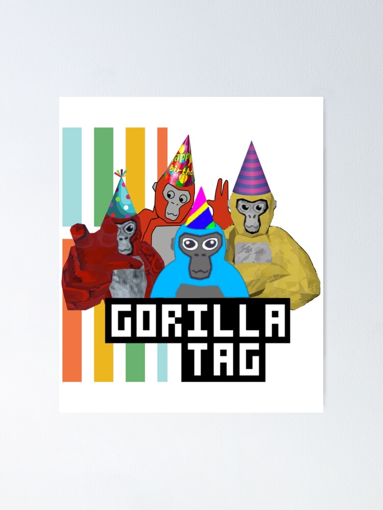 Gorilla Tag Mods Monkey  Poster for Sale by DecalicoDesign