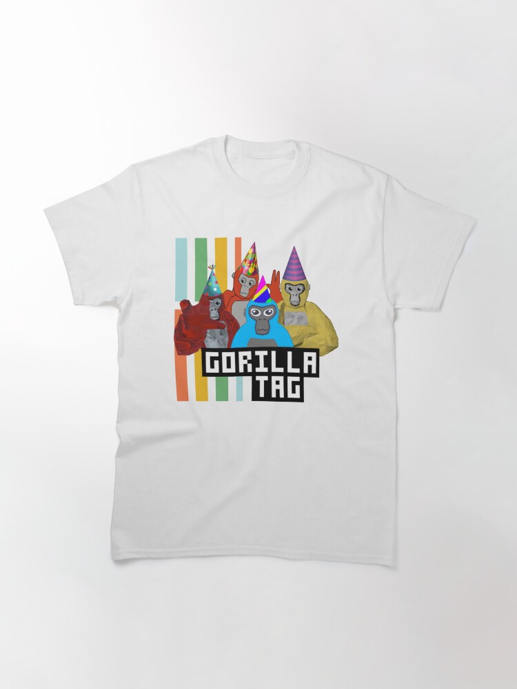 Thumbnail 3 of 7, Classic T-Shirt, Gorilla Tag Party Time 5   designed and sold by DecalicoDesign.