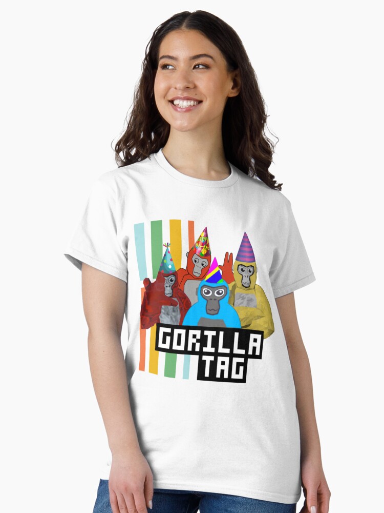 Thumbnail 2 of 7, Classic T-Shirt, Gorilla Tag Party Time 5   designed and sold by DecalicoDesign.