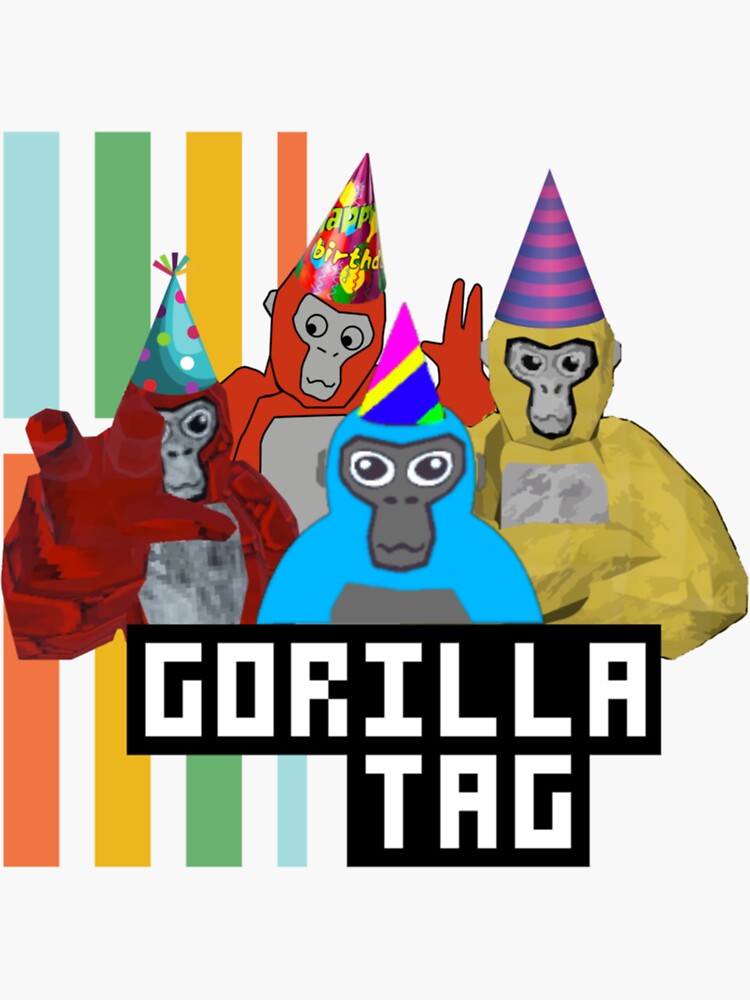 Gorilla Tag Discord Stickers for Sale