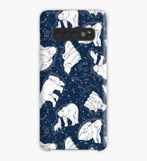 Polar Bear and Constellation Arctic Night Sky Stars Case/Skin for Samsung Galaxy