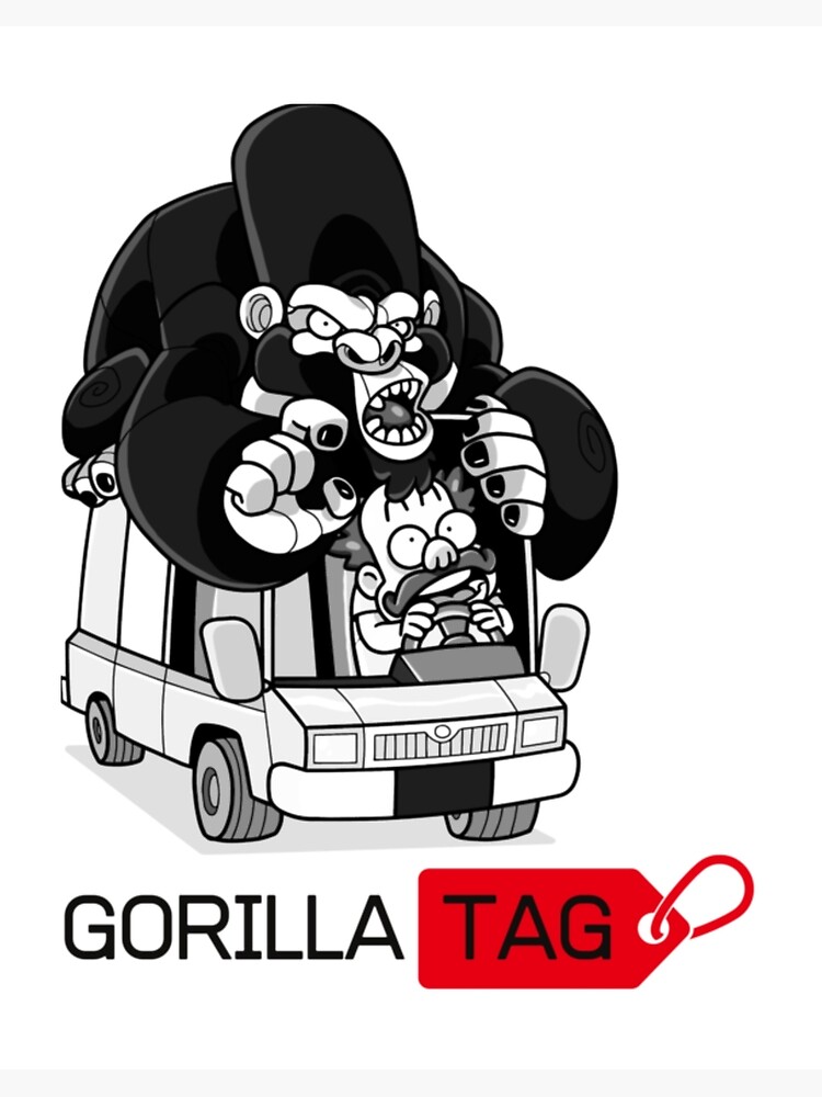 Gorilla tag gorillas pfp maker  Poster for Sale by DecalicoDesign