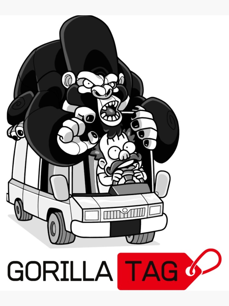 Gorilla tag gorillas pfp maker  Poster for Sale by DecalicoDesign