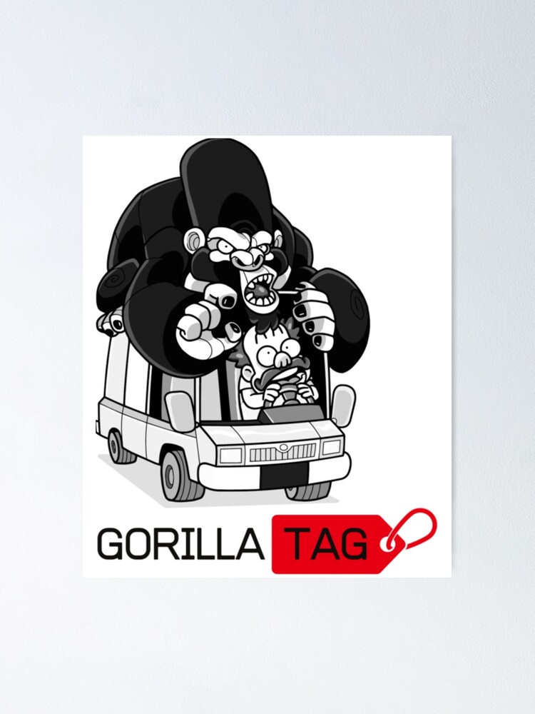 Gorilla Tag Mods Monkey  Poster for Sale by DecalicoDesign