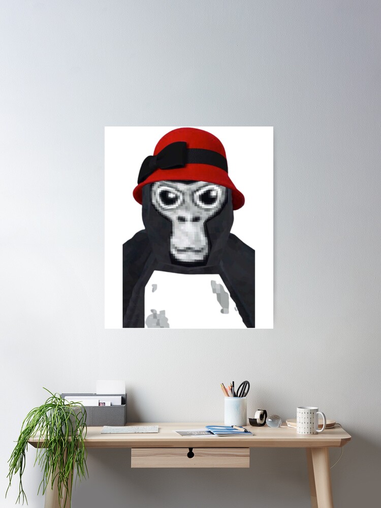 Gorilla tag gorillas pfp maker  Poster for Sale by DecalicoDesign