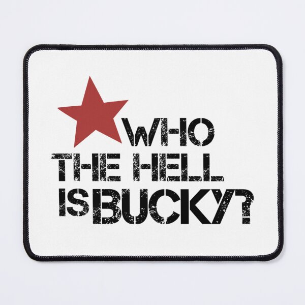 Item preview, who the hell is Bucky    designed and sold by AmceeDesigns.