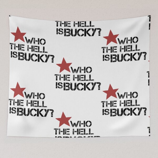 Item preview, who the hell is Bucky    designed and sold by AmceeDesigns.
