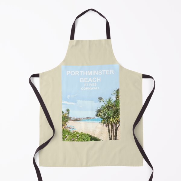 Item preview, Porthminster Beach St Ives Cornwall. Cornish gift. Travel poster designed and sold by BarbaraGlebska.