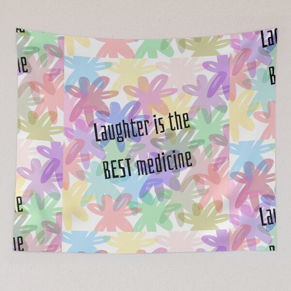 Item preview, Laughter Is The Best Medicine Positive Life Quotes  designed and sold by BasmalaSubhani.