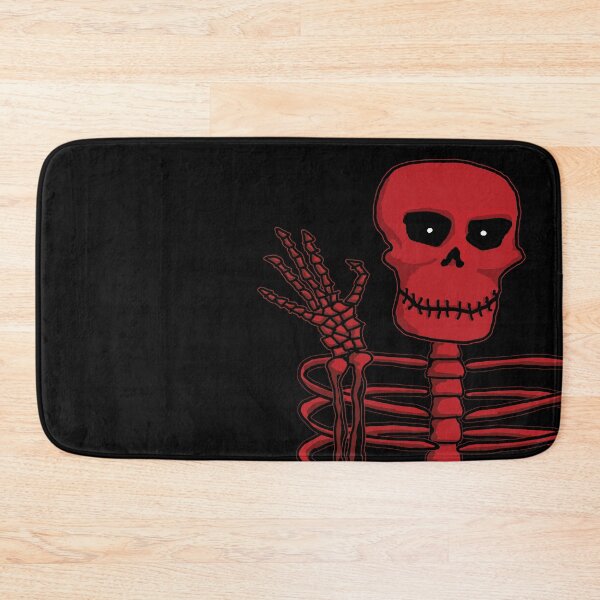 Item preview, Skeleton with piercing eyes waving  goodbye. designed and sold by Luggnagg.