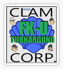 Clam Corp FK-U Turnaround Sticker