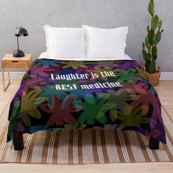 Item preview, Laughter Is The Best Medicine Positive Life Quotes designed and sold by BasmalaSubhani.