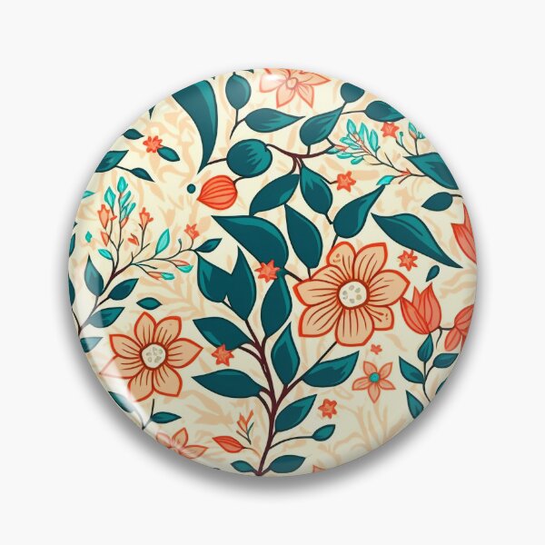 Item preview, Patrón de flores, hojas y ramas designed and sold by FelpoStore.