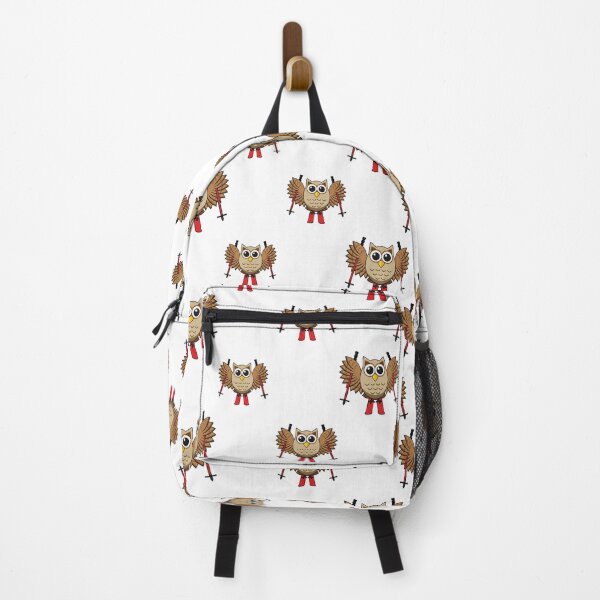 Item preview, Cute Owl Skiing Cartoon designed and sold by BirdAtWork.