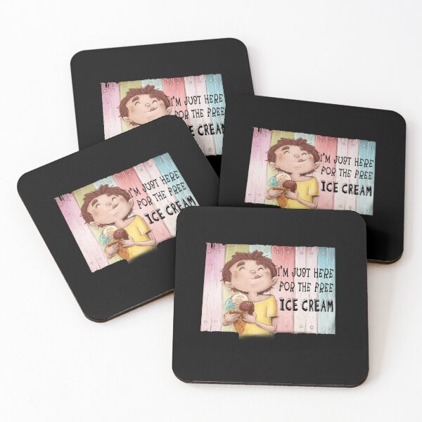 Item preview,  IM JUST HERE FOR THE FREE ICE CREAM designed and sold by david parry.