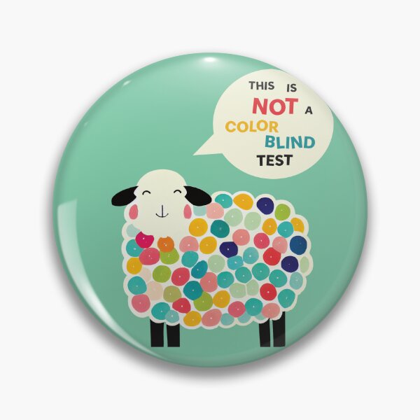 Item preview, Cute Sheep Design | Color BlindTest | Colorful Sheep with Circles | Fun Graphic Design | Quirky Animal Art | Colorful Animal Illustration | Animal Design designed and sold by ArtPowTech.