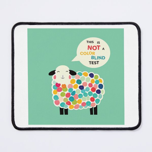 Item preview, Cute Sheep Design | Color BlindTest | Colorful Sheep with Circles | Fun Graphic Design | Quirky Animal Art | Colorful Animal Illustration | Animal Design designed and sold by ArtPowTech.