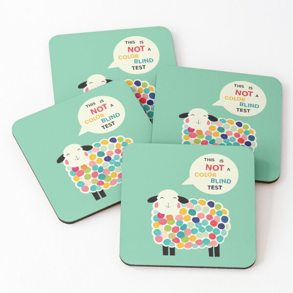 Item preview, Cute Sheep Design | Color BlindTest | Colorful Sheep with Circles | Fun Graphic Design | Quirky Animal Art | Colorful Animal Illustration | Animal Design designed and sold by ArtPowTech.
