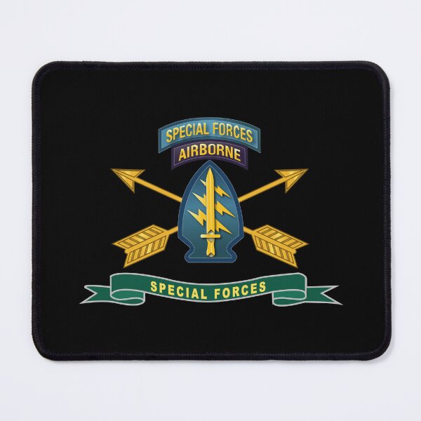 Item preview, Army - Special Forces - SSI w Tab - Br - Ribbon X 300 designed and sold by Military Insignia Products.