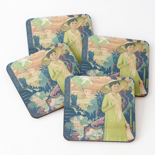 Item preview, Hue | Vietnam | Vintage Travel Poster designed and sold by Fab5Design.