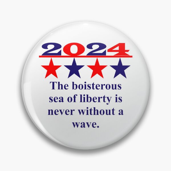 Artikelvorschau, The Boisterous Sea Of Liberty - Political Quote entworfen und verkauft von CrankyOldDude.