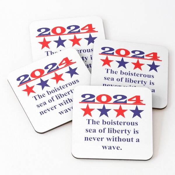 Item preview, The Boisterous Sea Of Liberty - Political Quote  designed and sold by CrankyOldDude.