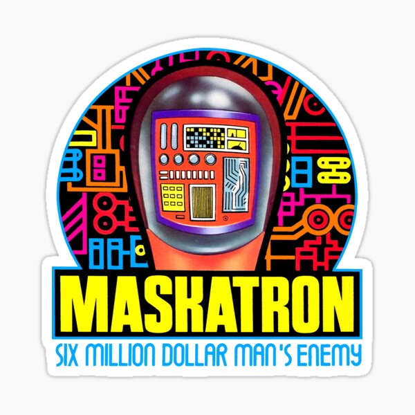 Artikel-Vorschau von SIx Million Dollar Mann - Maskatron - Bionic Man's Feind Retro TV Spielzeug, designt und verkauft von DeadMonkeyShop.