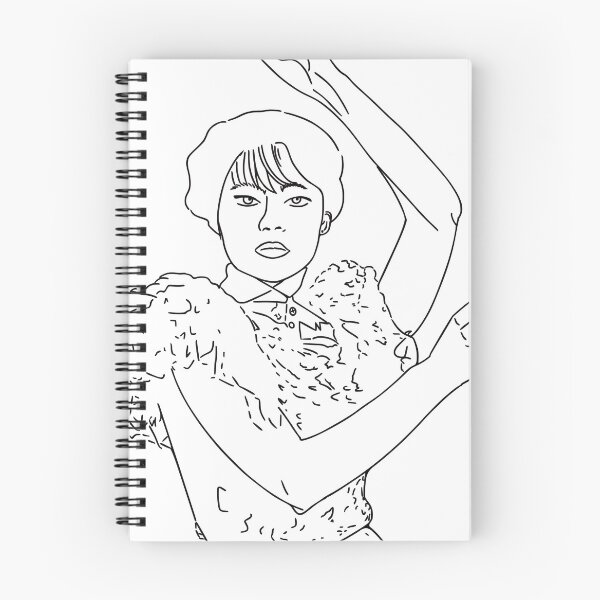Item preview, Wednesday lineart fanart designed and sold by Daizydrawshop.