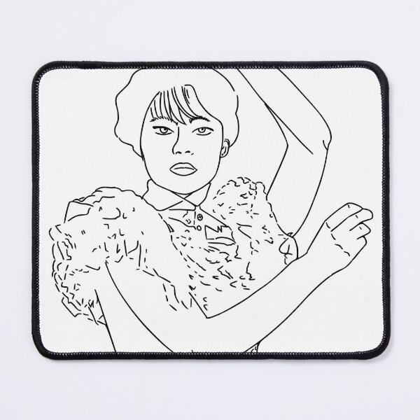 Item preview, Wednesday lineart fanart designed and sold by Daizydrawshop.