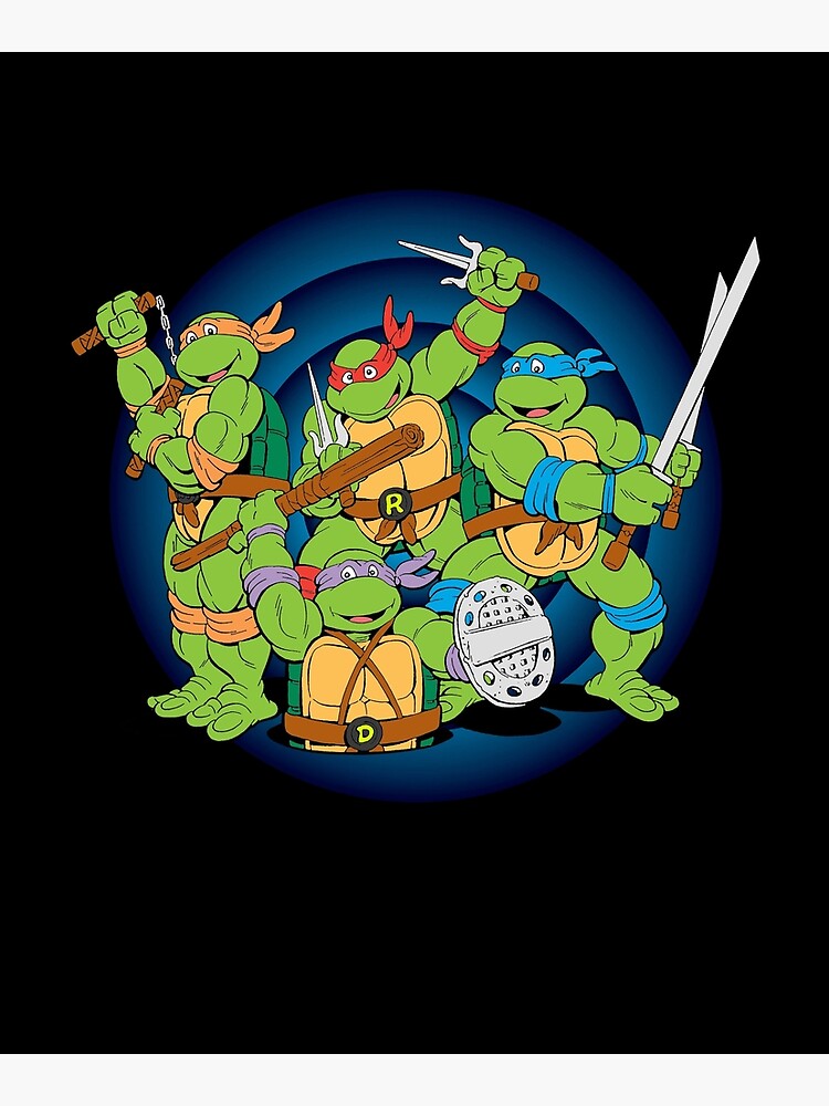 NECA TMNT 90s Movie Family Greeting Card for Sale by kylemohn01