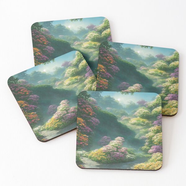 Item preview, Forest of November Chrysanthemums designed and sold by FamiliarPufferfish.