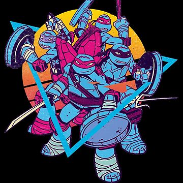 Artwork thumbnail, Ninja Turtles Name And Color Awesome For Movie Fans by RoderickFrancis