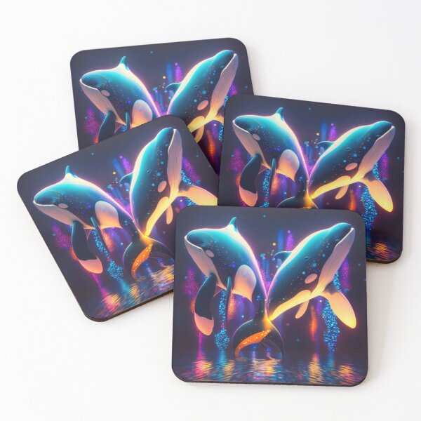 Item preview, Wonderful and Beautiful Killer whales designed and sold by GloriousArtSKD.