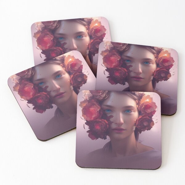 Item preview, Peaceful flower abstract digital art designed and sold by KaelumH.