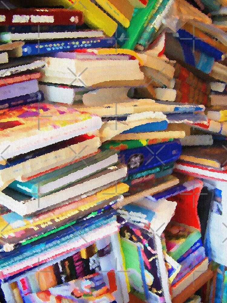 Stacks of Books by perkinsdesigns