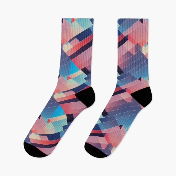 Item preview, Chillwave 80s Style Pattern in Blue and Pink  designed and sold by Fine Prints.