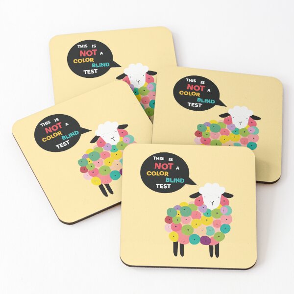 Item preview, Cute Sheep Design | Color BlindTest | Colorful Sheep with Circles | Fun Graphic Design | Quirky Animal Art | Colorful Animal Illustration | Animal Design designed and sold by ArtPowTech.