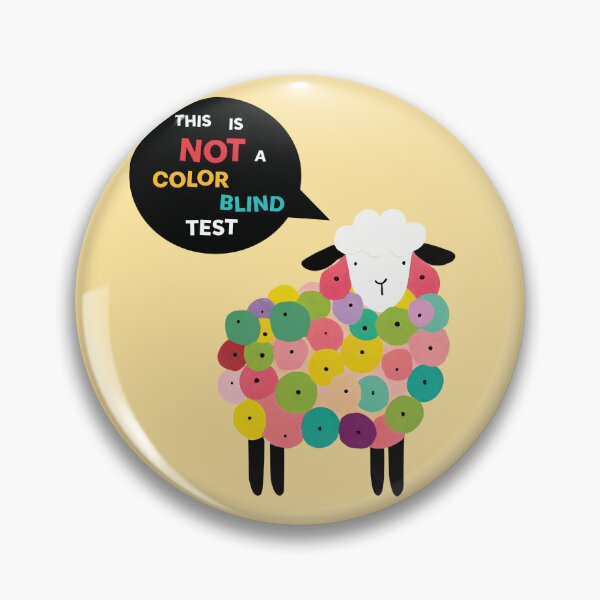 Artikelvorschau, Niedliches Schaf-Design | Farbenblindtest | Bunte Schafe mit Kreisen | Spaß-Grafikdesign | Schrullige Tierkunst | Bunte Tierillustration | Tierdesign entworfen und verkauft von ArtPowTech.