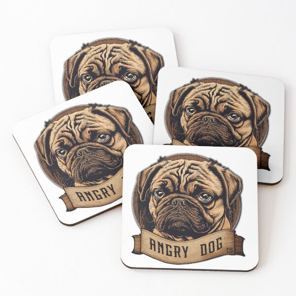 Item preview, Angry Dog: Pug designed and sold by BWstudios.