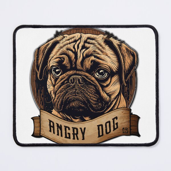Item preview, Angry Dog: Pug designed and sold by BWstudios.