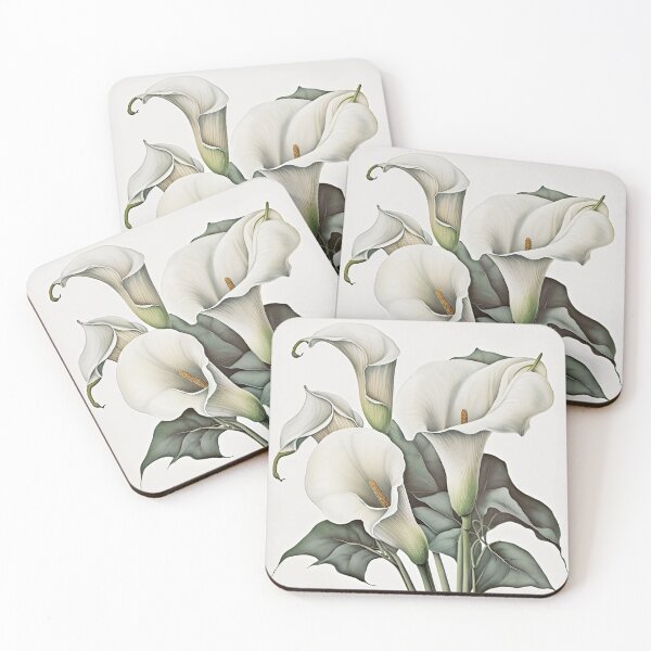Item preview, White Calla Lilies  designed and sold by Vanover Designs.