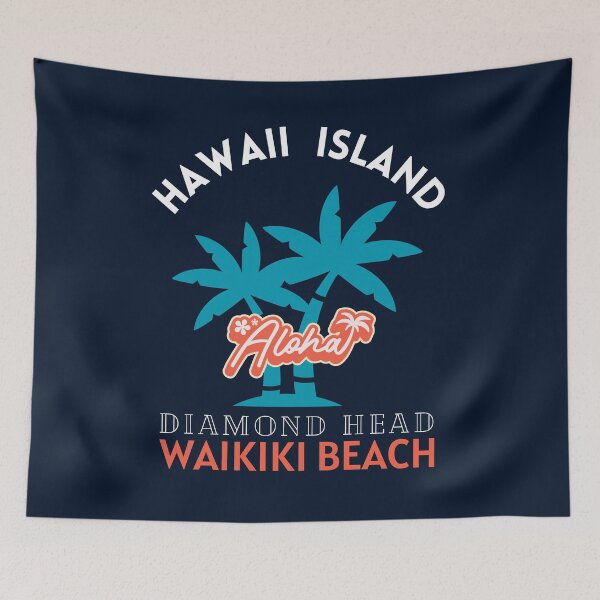 Item preview, Hawaii Island Diamond Head Waikiki Beach designed and sold by FXR-Designs.