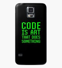 Code Is Art That Does Something Funny Computer Programming Coding Gift Case/Skin for Samsung Galaxy