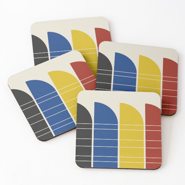 Artikelvorschau, Bauhaus-Archiv Abstrakte Illustration entworfen und verkauft von MDRNHOME.